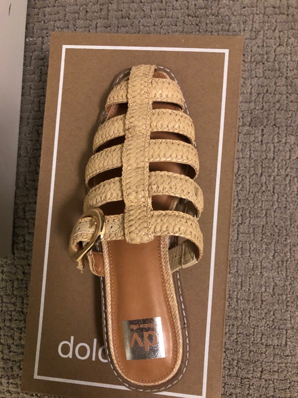 DV by Dolce Vita Woven Fisherman Slide Sandals. Size 7.5